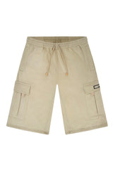 RESTRICT Baggy Fit Cargo Fleece Shorts
