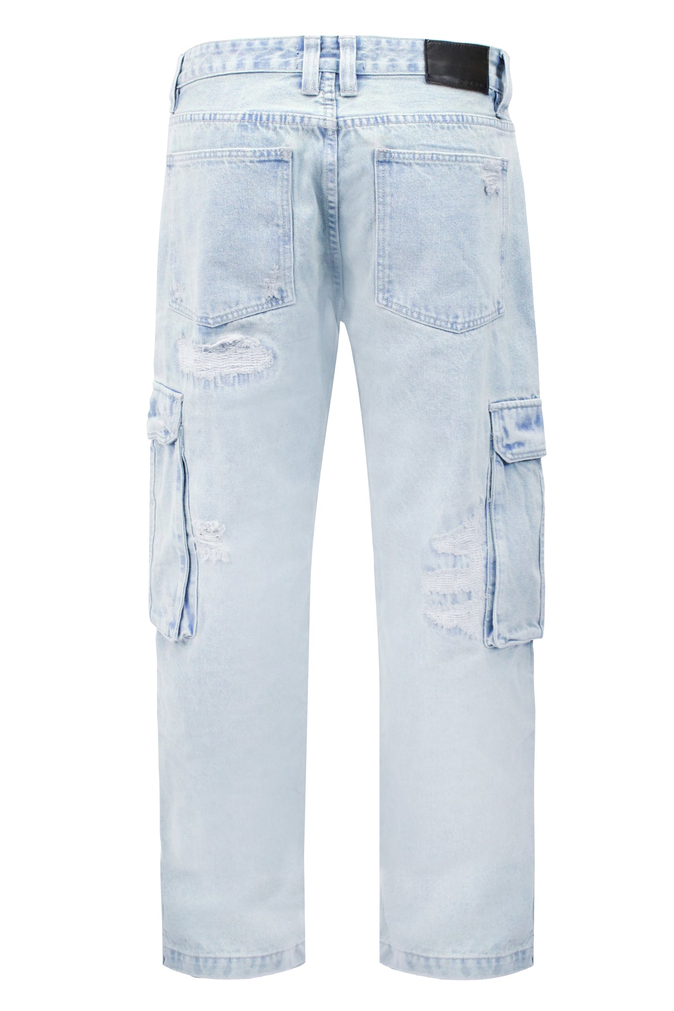 Baggy Fit Cargo Denim Jeans