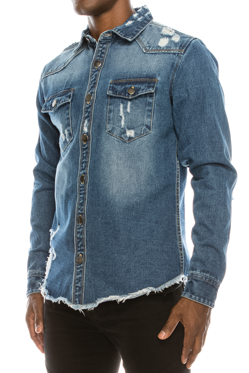トップス VAULTROOM DENIM OVERSHIRT / NATURAL VAULTROOM DENIM OVERSHIRT / NATURAL