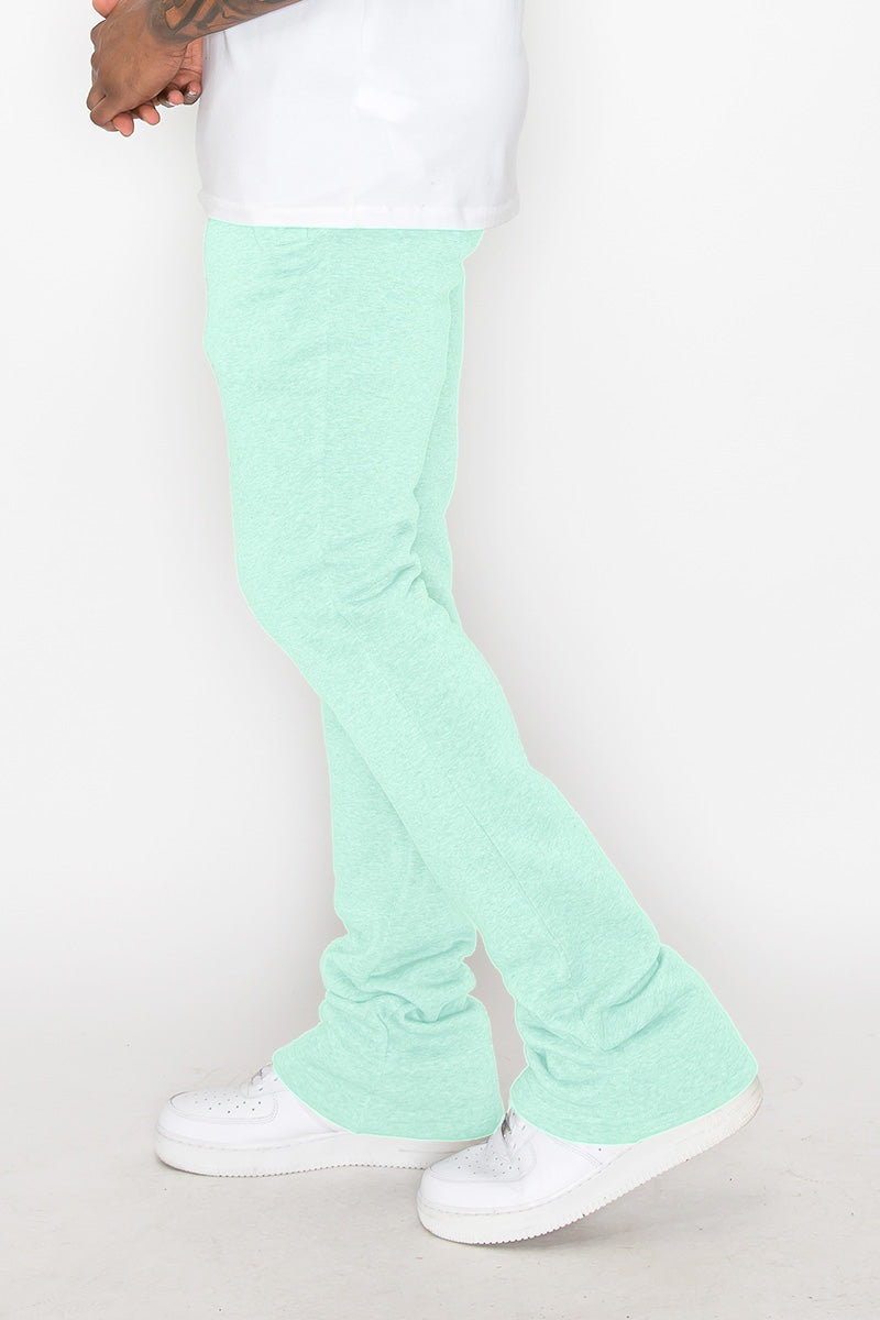 Flare Stacked fleece pants