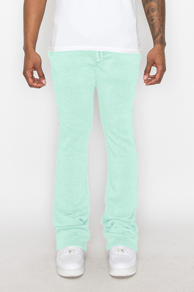 Flare Stacked fleece pants