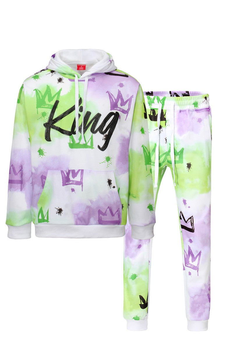 Paint Splatter King Fleece Sets