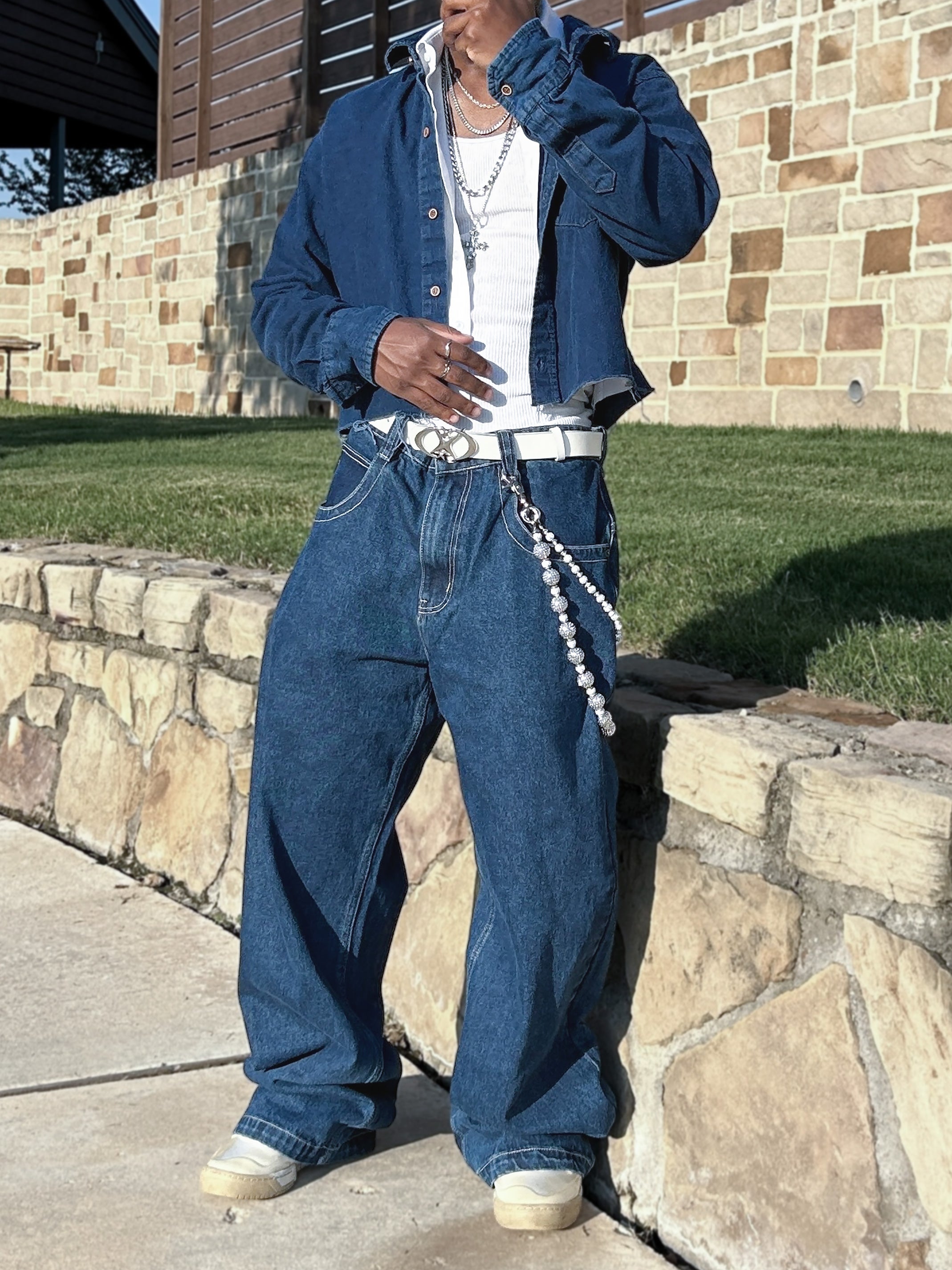 Men's TYPHONE Ultra Baggy Y2K Denim Jeans | VICTORIOUS – VICTORIOUSUSA