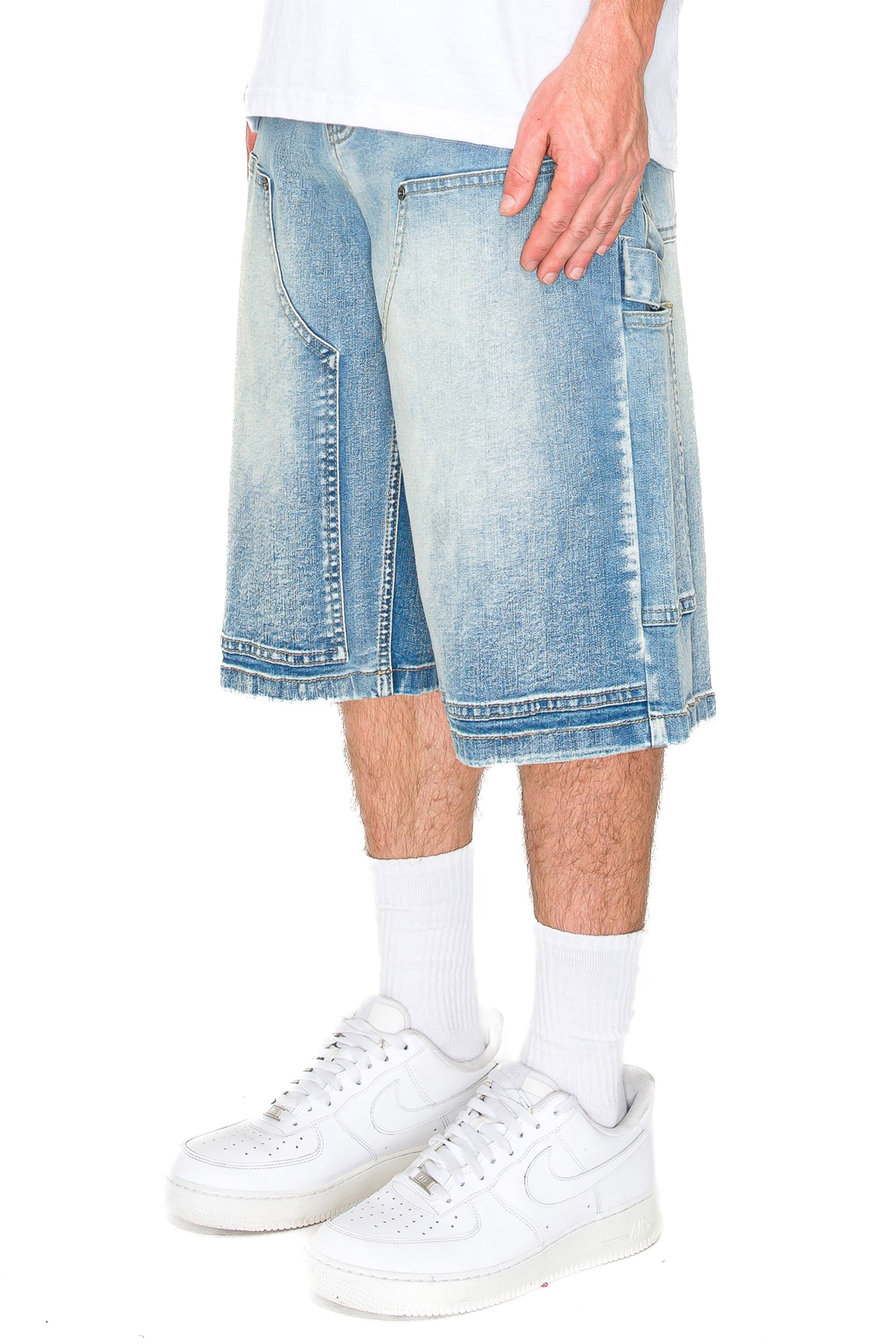 Baggy Fit Carpenter Denim Shorts – VICTORIOUSUSA