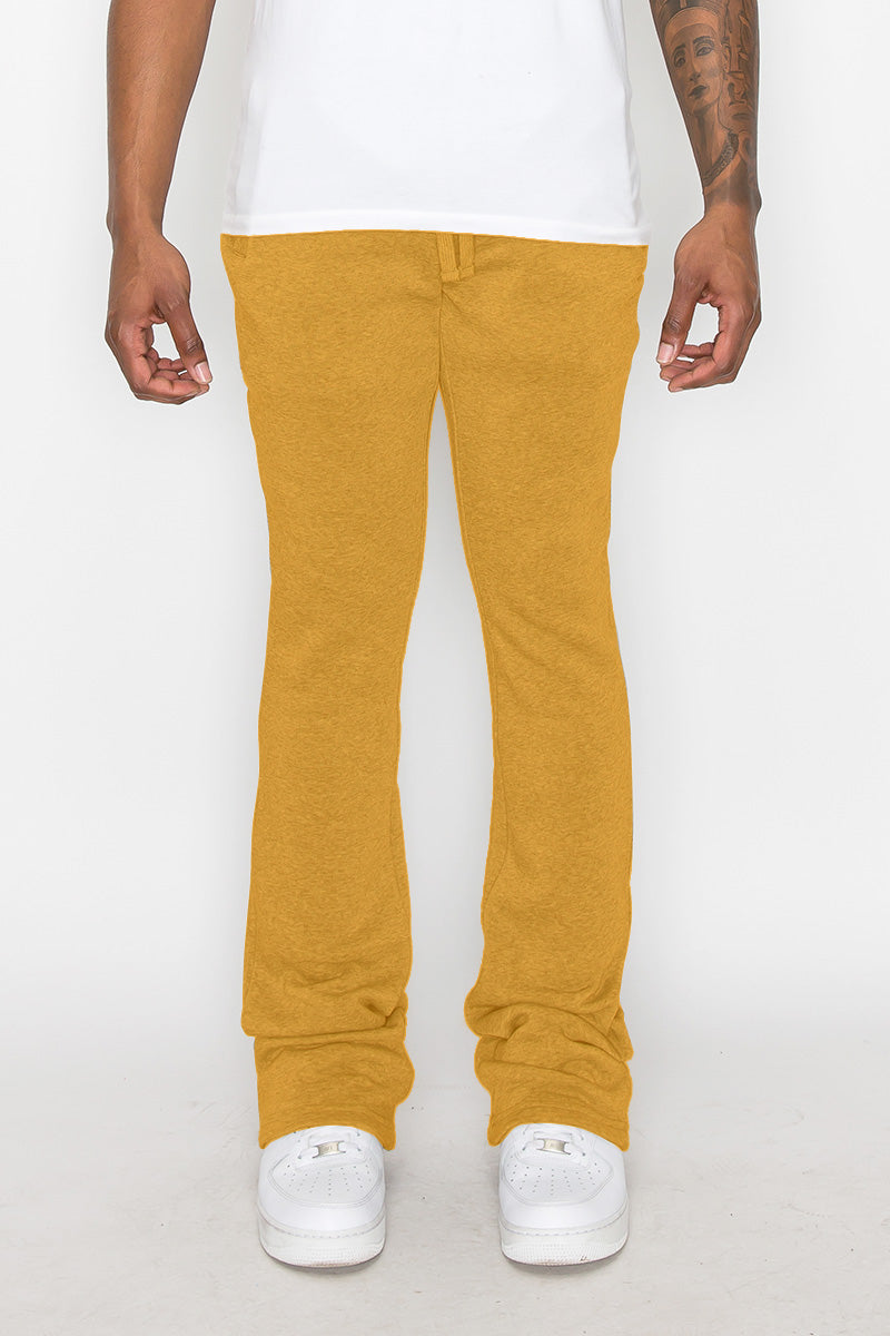 Flare Stacked fleece pants