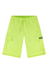 RESTRICT Baggy Fit Cargo Fleece Shorts