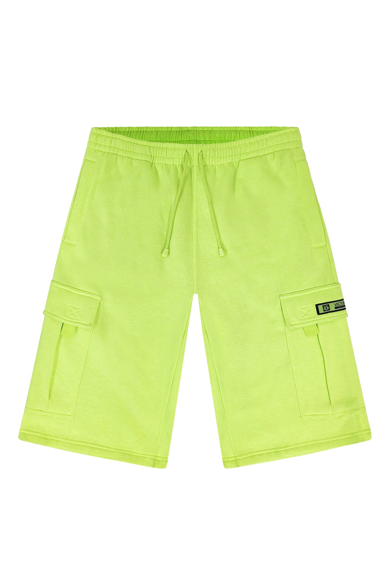 Baggy Fit Cargo Fleece Shorts