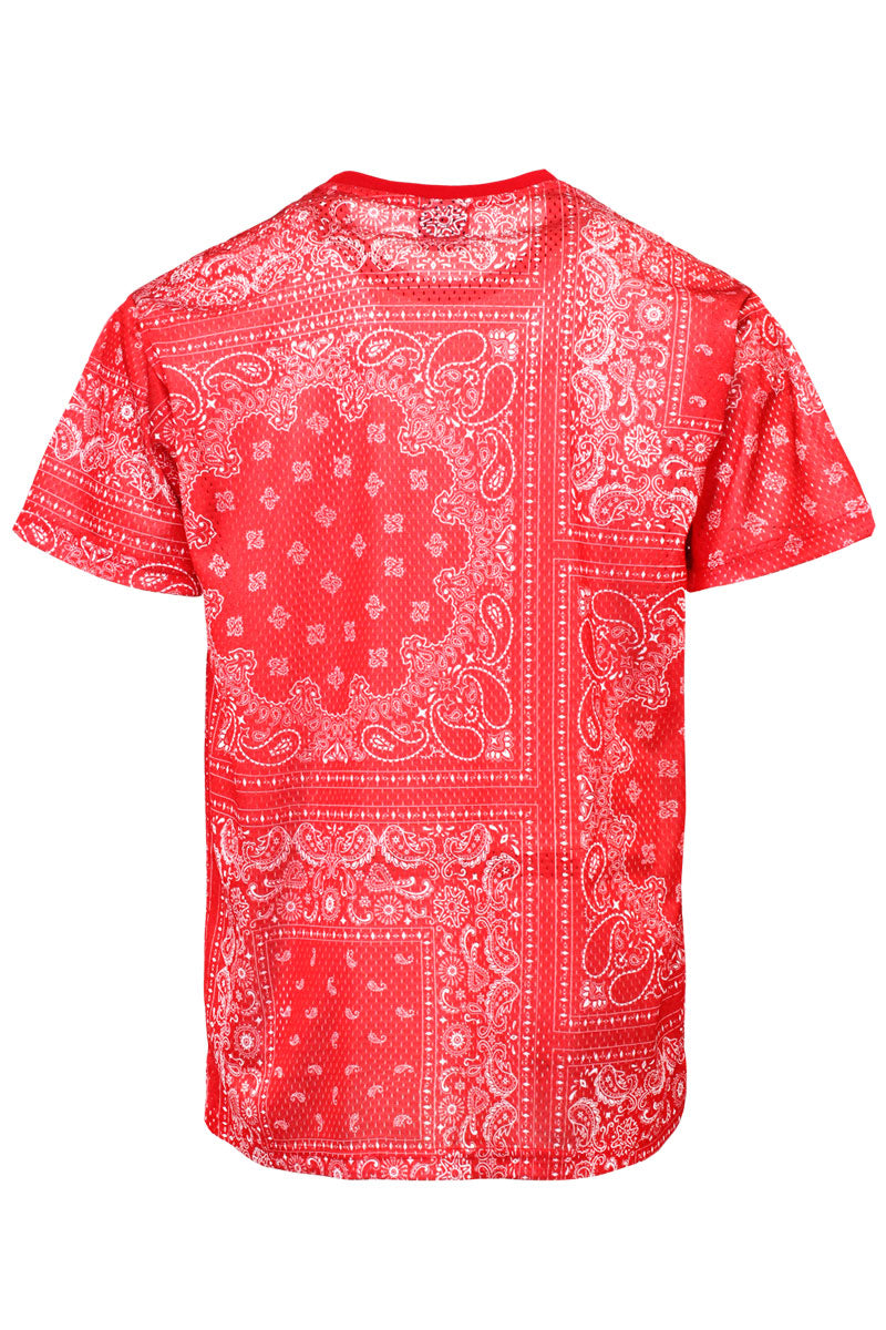 Air Mesh Bandana Print T-shirts