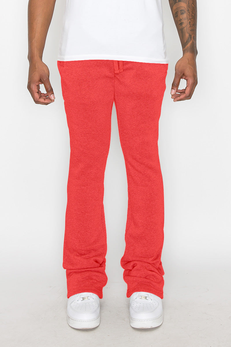 Flare Stacked fleece pants