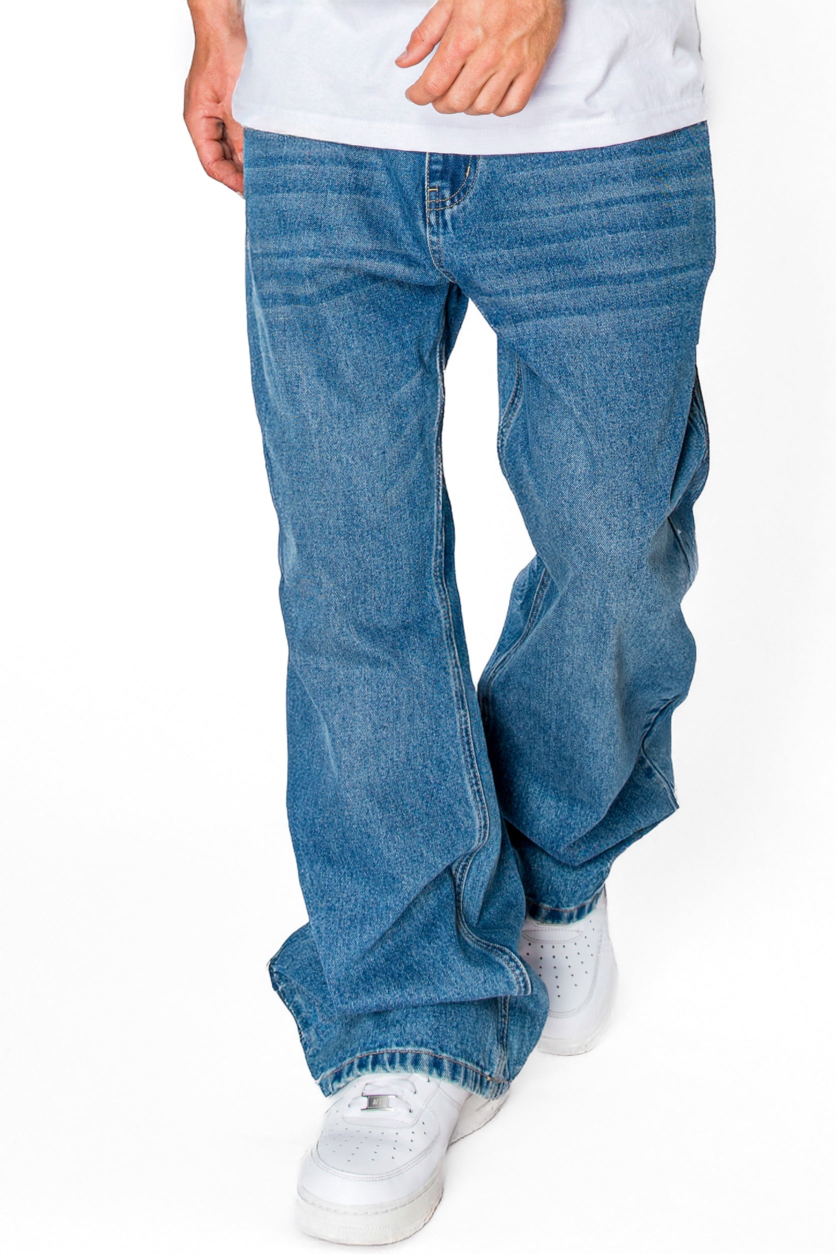 ★MUSINSA STANDARD★ Big Wide Denim Pants Bleach MMDNP520-BH MUSINSA | MUSINSA STANDARD Extra wide denim pants [bleach]