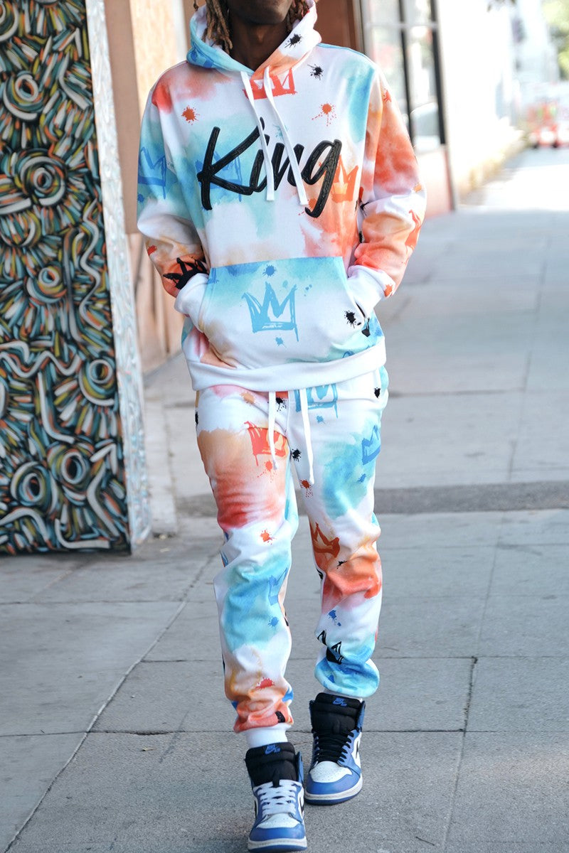 Paint Splatter King Fleece Sets