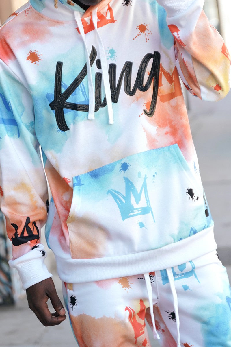 Paint Splatter King Fleece Sets