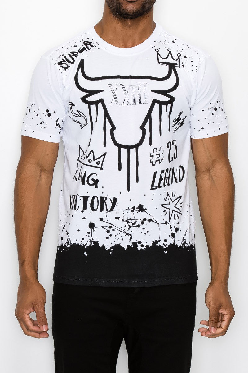 LEGEND GRAFFITI RHINESTONE T-SHIRTS