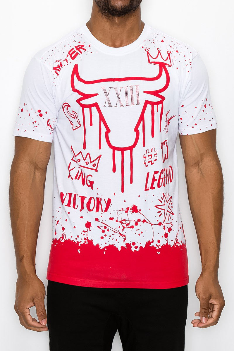 LEGEND GRAFFITI RHINESTONE T-SHIRTS