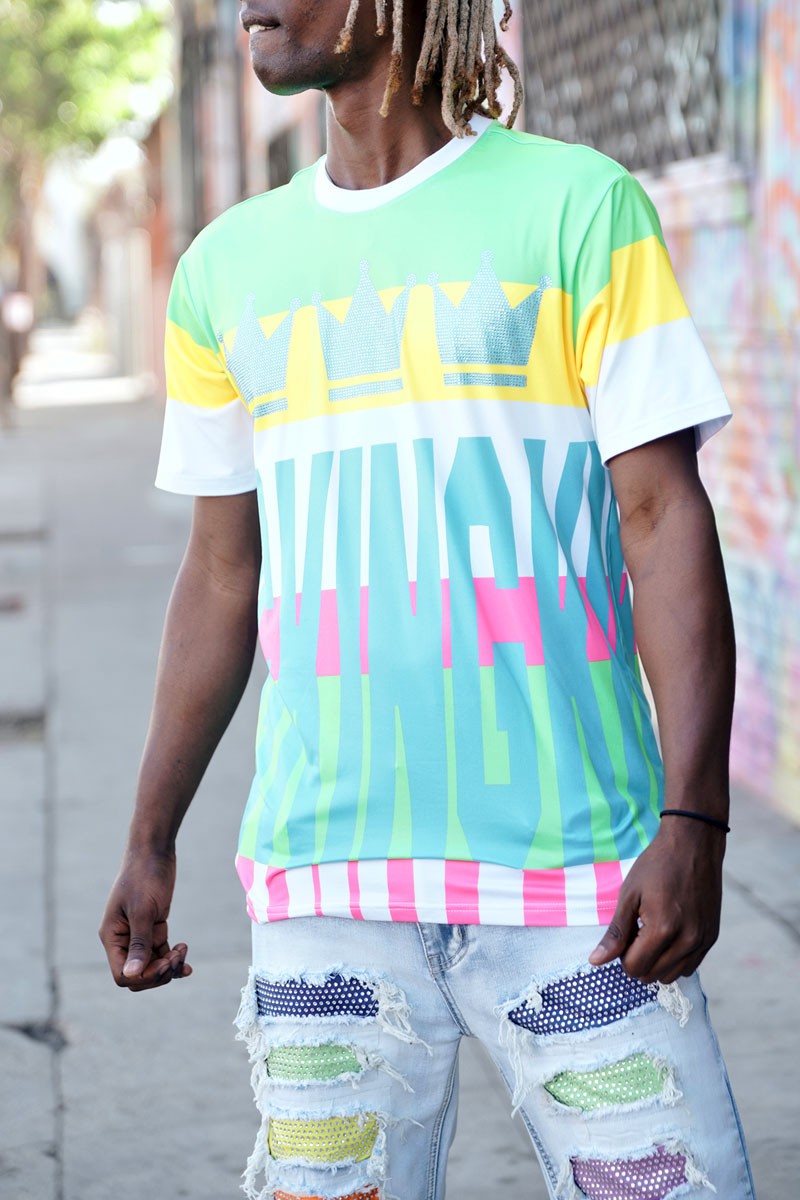 Color Block King T-shirts