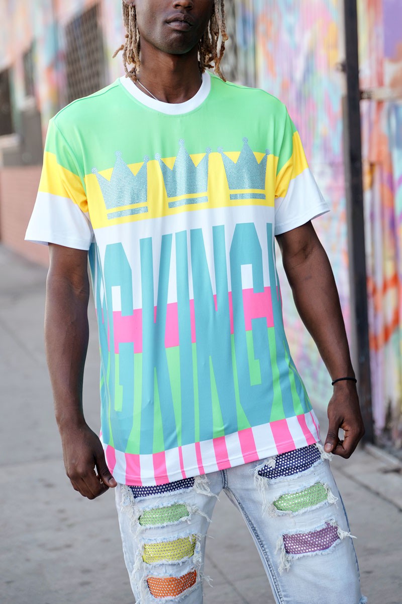 Color Block King T-shirts