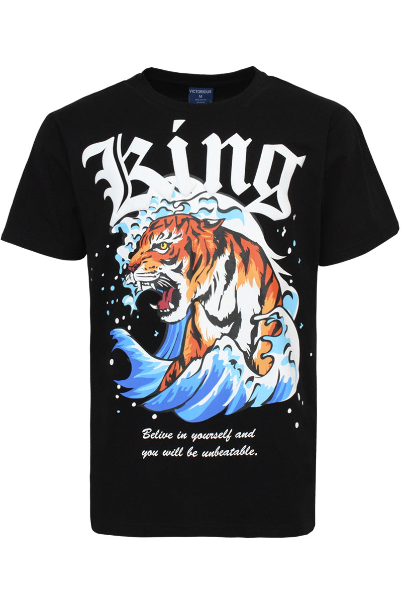 Wave Tiger King T-Shirts
