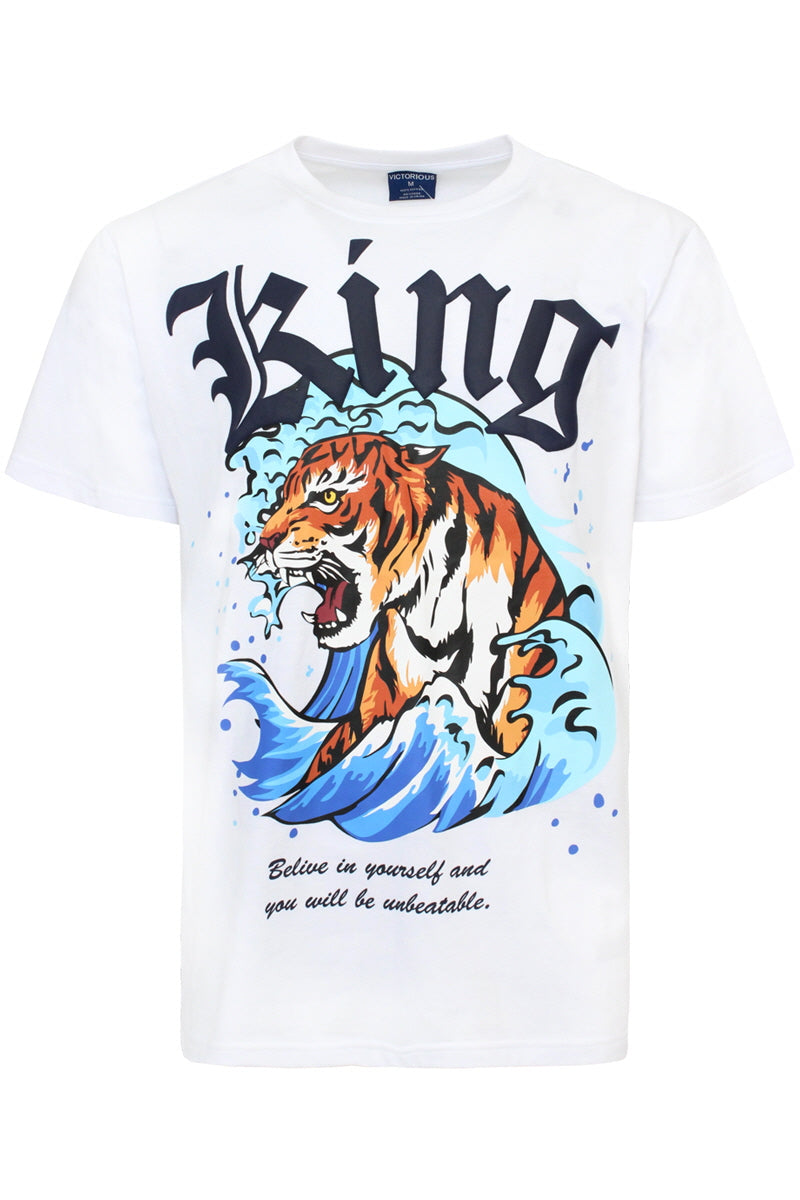 Wave Tiger King T-Shirts