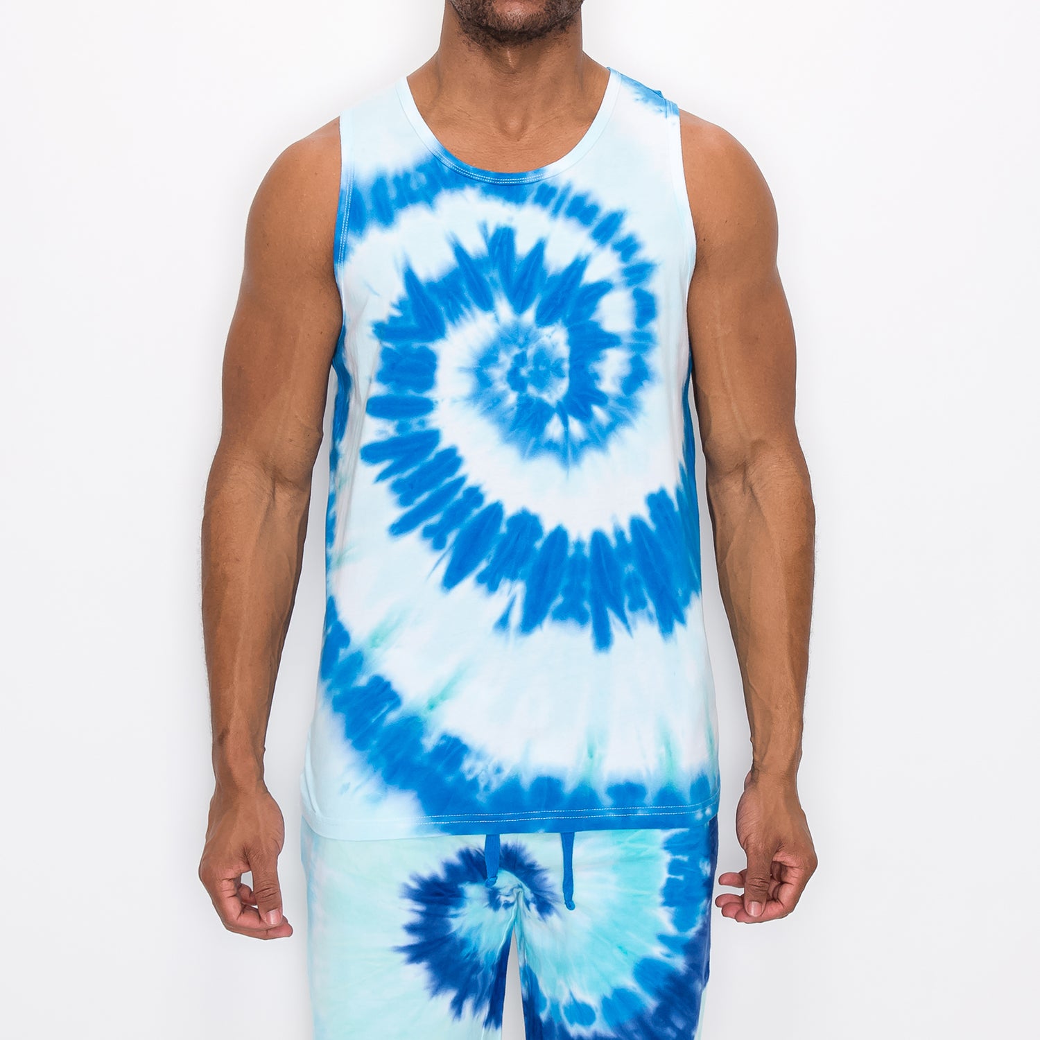 Spiral Tie Dye Tank Top