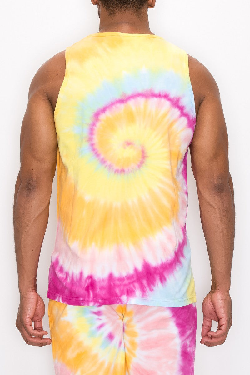 Spiral Tie Dye Tank Top