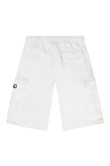 RESTRICT Baggy Fit Cargo Fleece Shorts