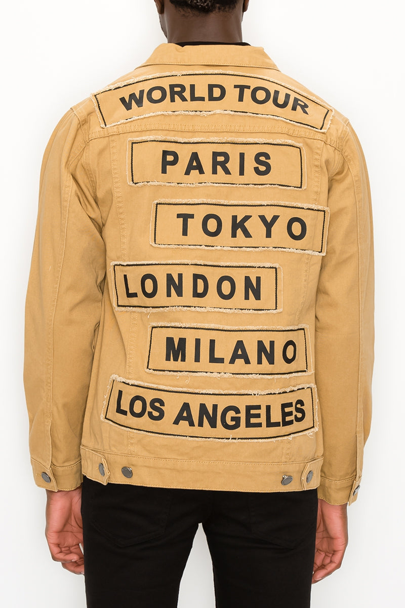World Tour Colored Denim Jacket