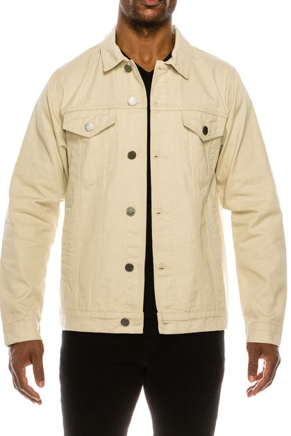 Essential Colored Denim Jacket