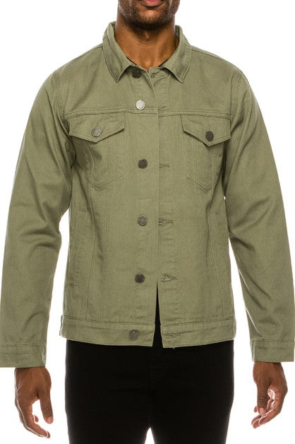 Essential Colored Denim Jacket