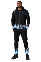 Paint Splatter Fleece Set