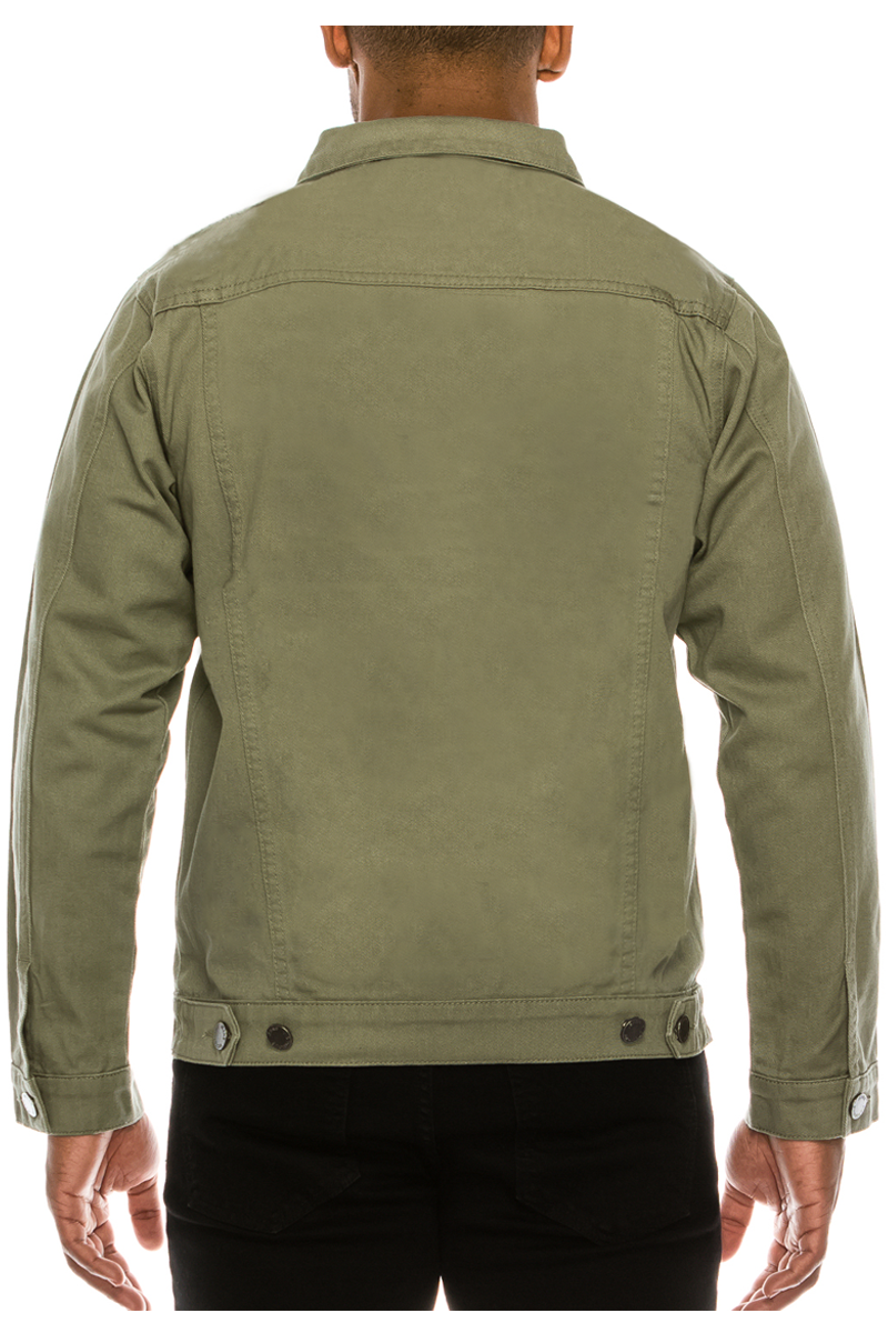 Essential Colored Denim Jacket Jade – VICTORIOUSUSA